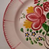 Plate earthenware of the East Strasbourg or Lunéville XIXth