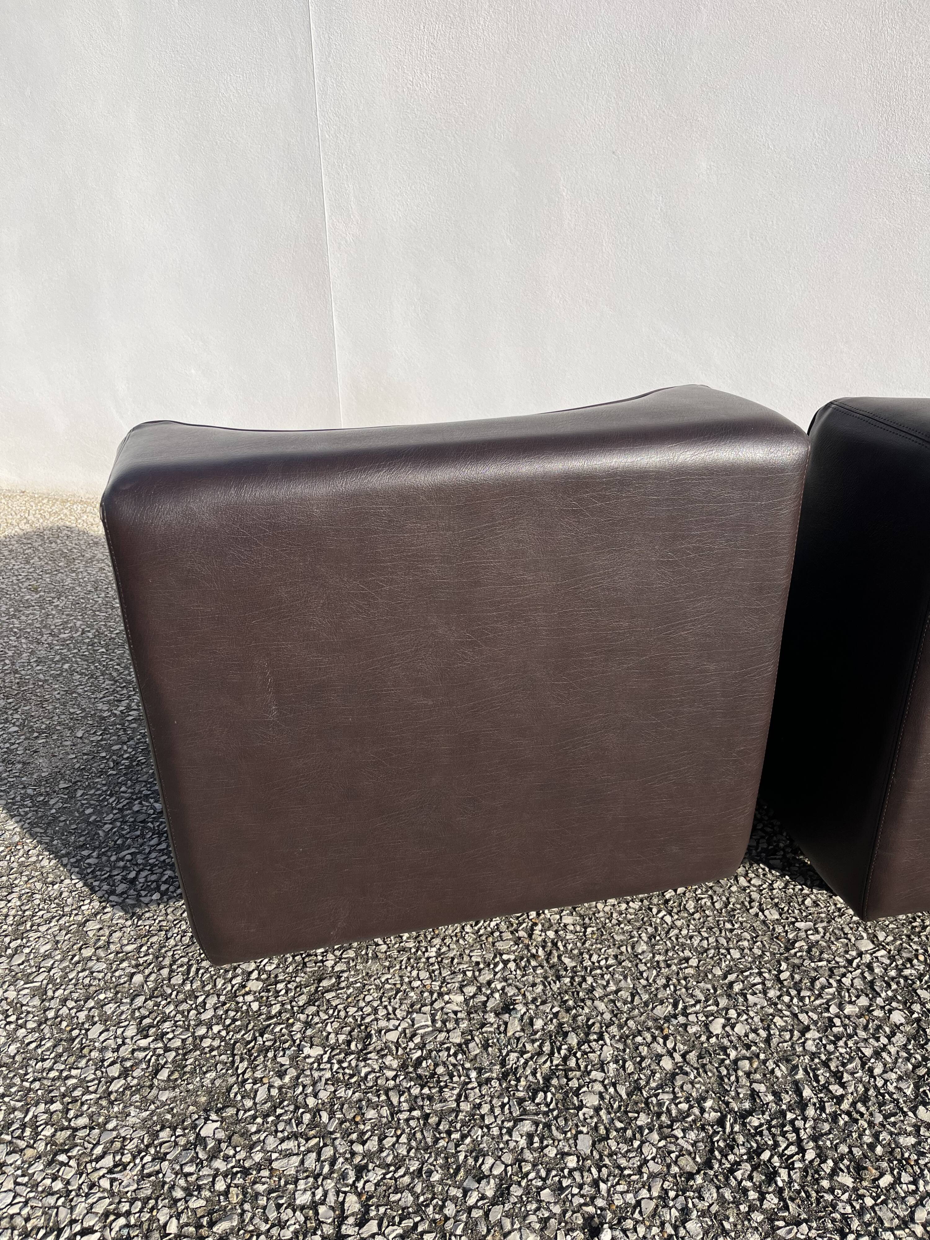 Fauteuils 9000 par Tito Agnoli pour Arflex Italie, années 1969