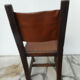 Série de 4 chaises bois et cuir