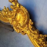 Miroir Louis XV bois doré ep XIX em - 144 cm