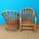 Paire de Fauteuil en rotin circaa 1960