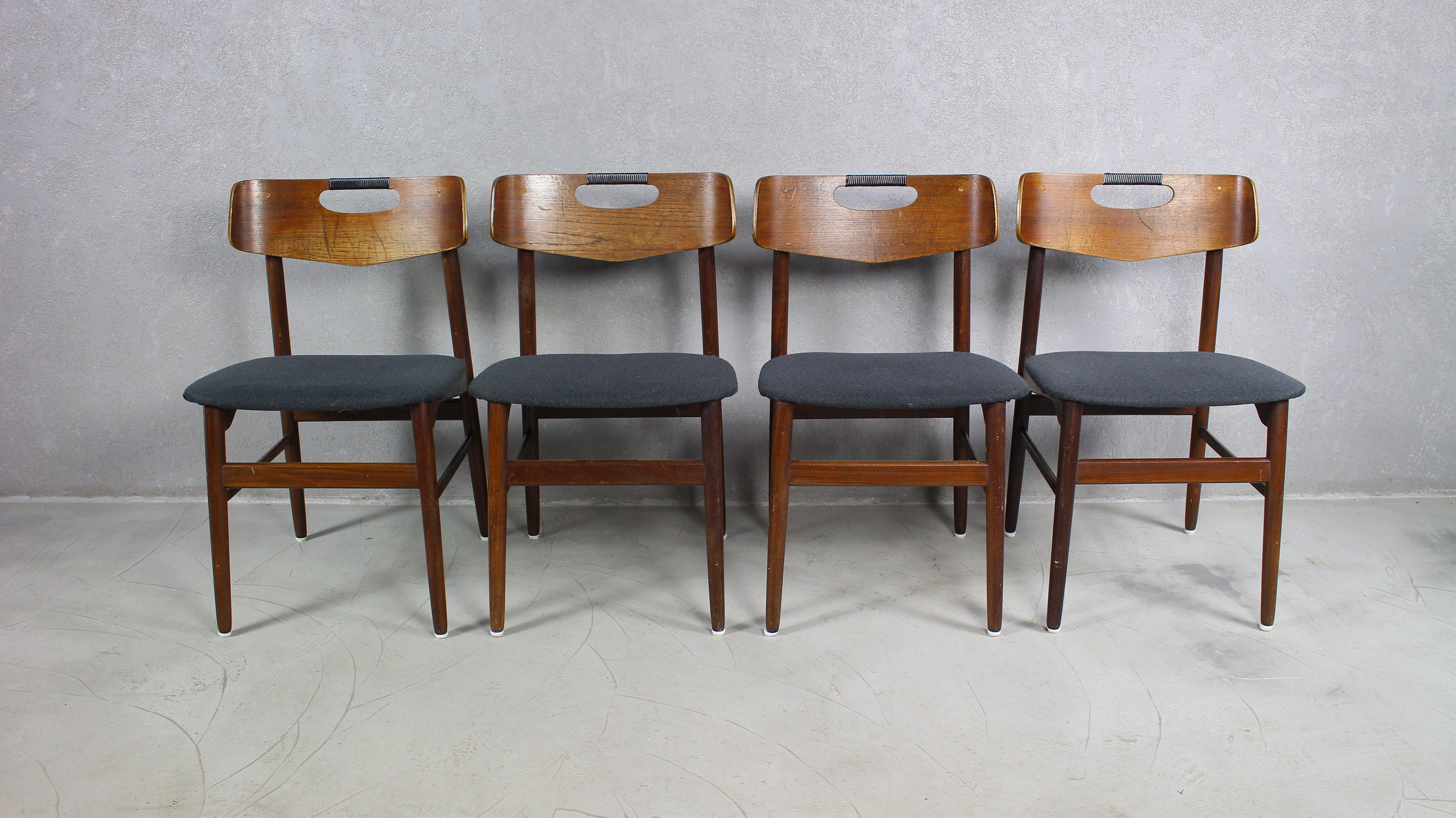 1960s Danish Teak Dining Chairs | Set Of 4