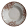 Large deep plate Terre de fer Gien Autumn