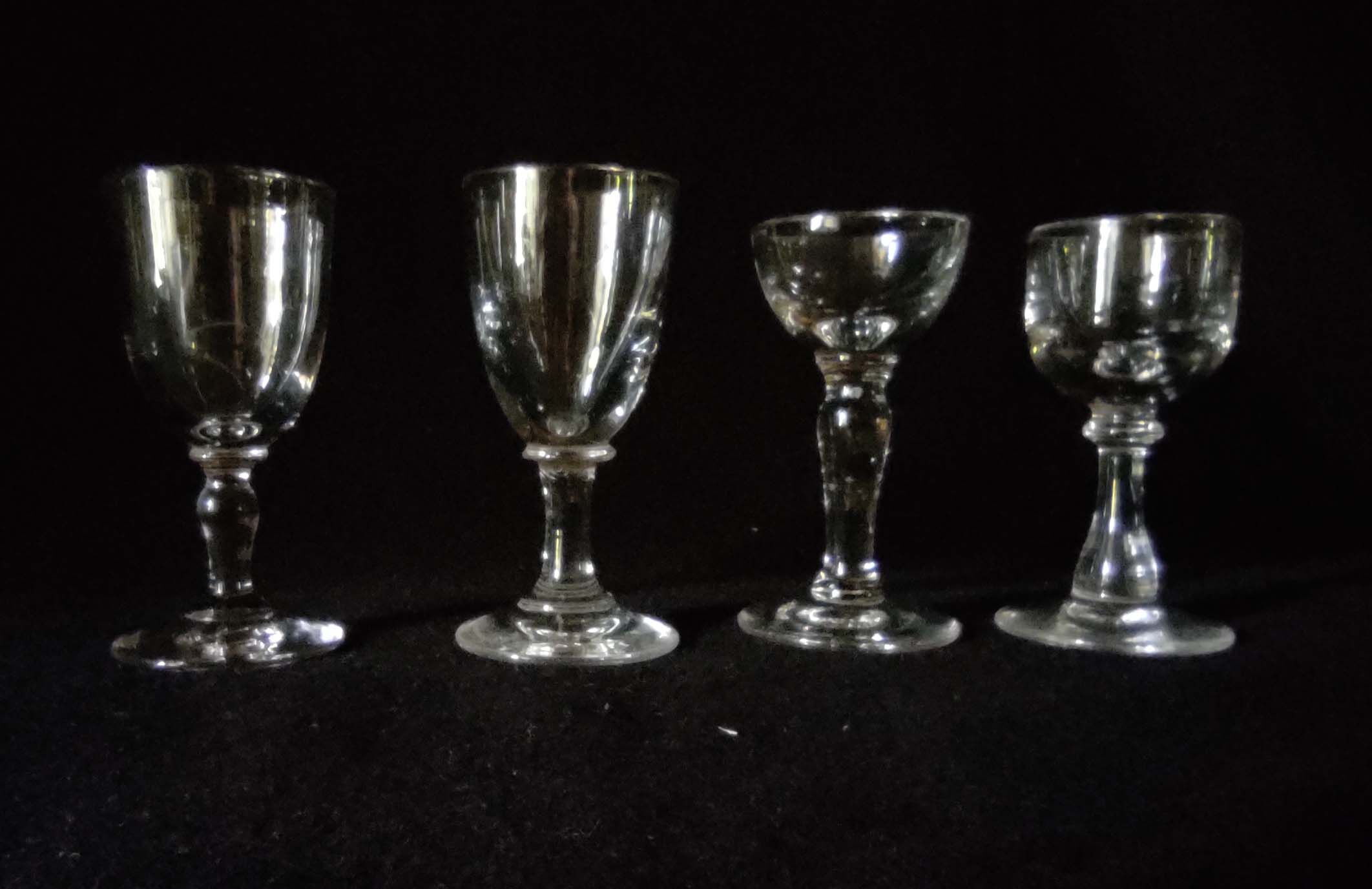 Bistro liquor glasses