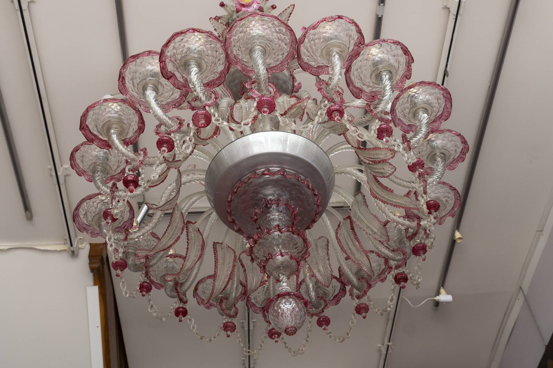 Murano chandelier with 24 branches
