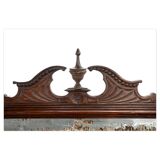 Wooden dressing table with mahogany patina