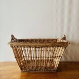 Large vintage wicker basket