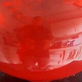 Large blown glass vase Onlylux 30 cm Italian design