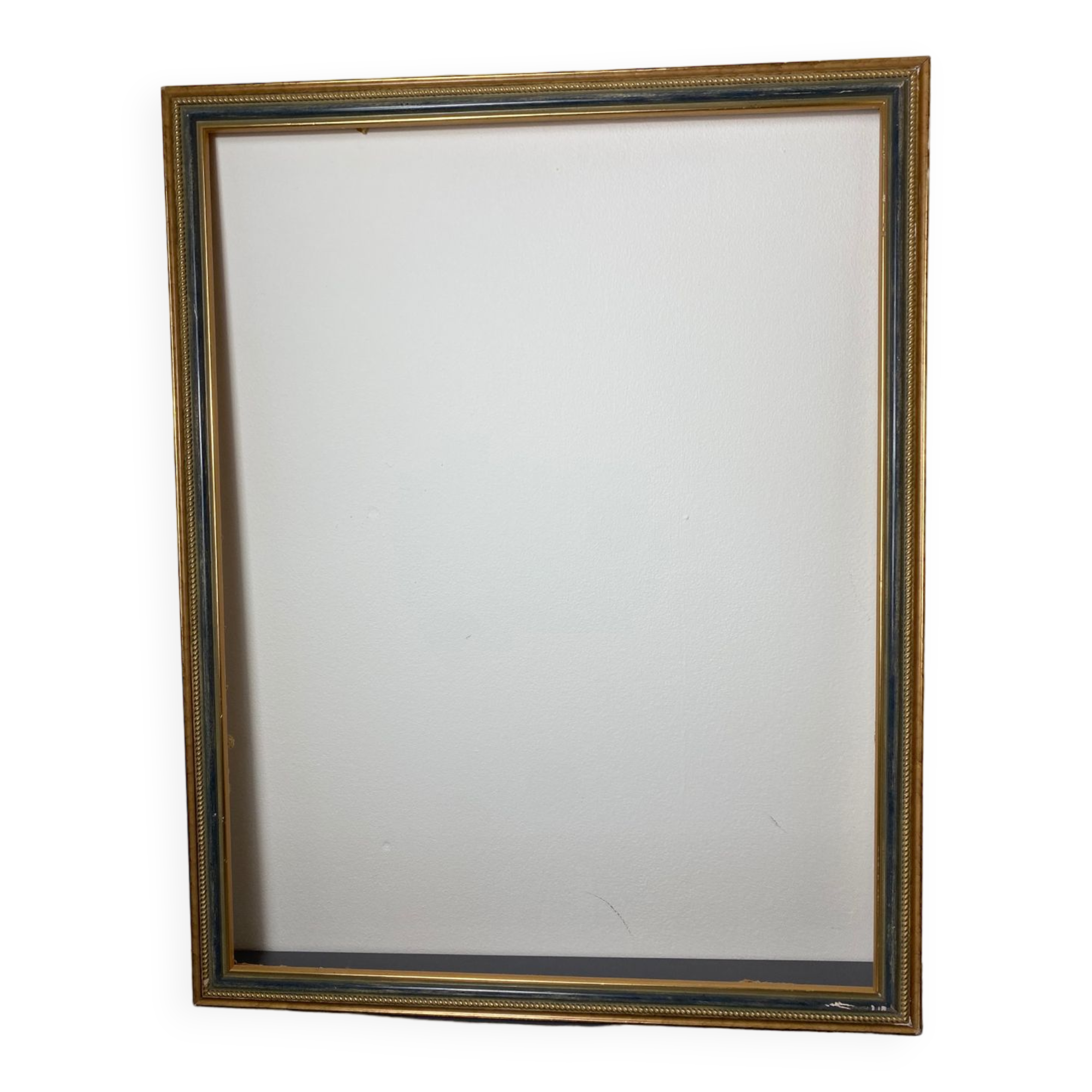 Large bicolor wooden frame