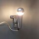 Chrome clip-on spotlight Targetti 1960, Italy.