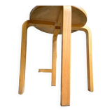 Light wood stool