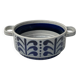 Small ear bowl Boch vintage blue and grey