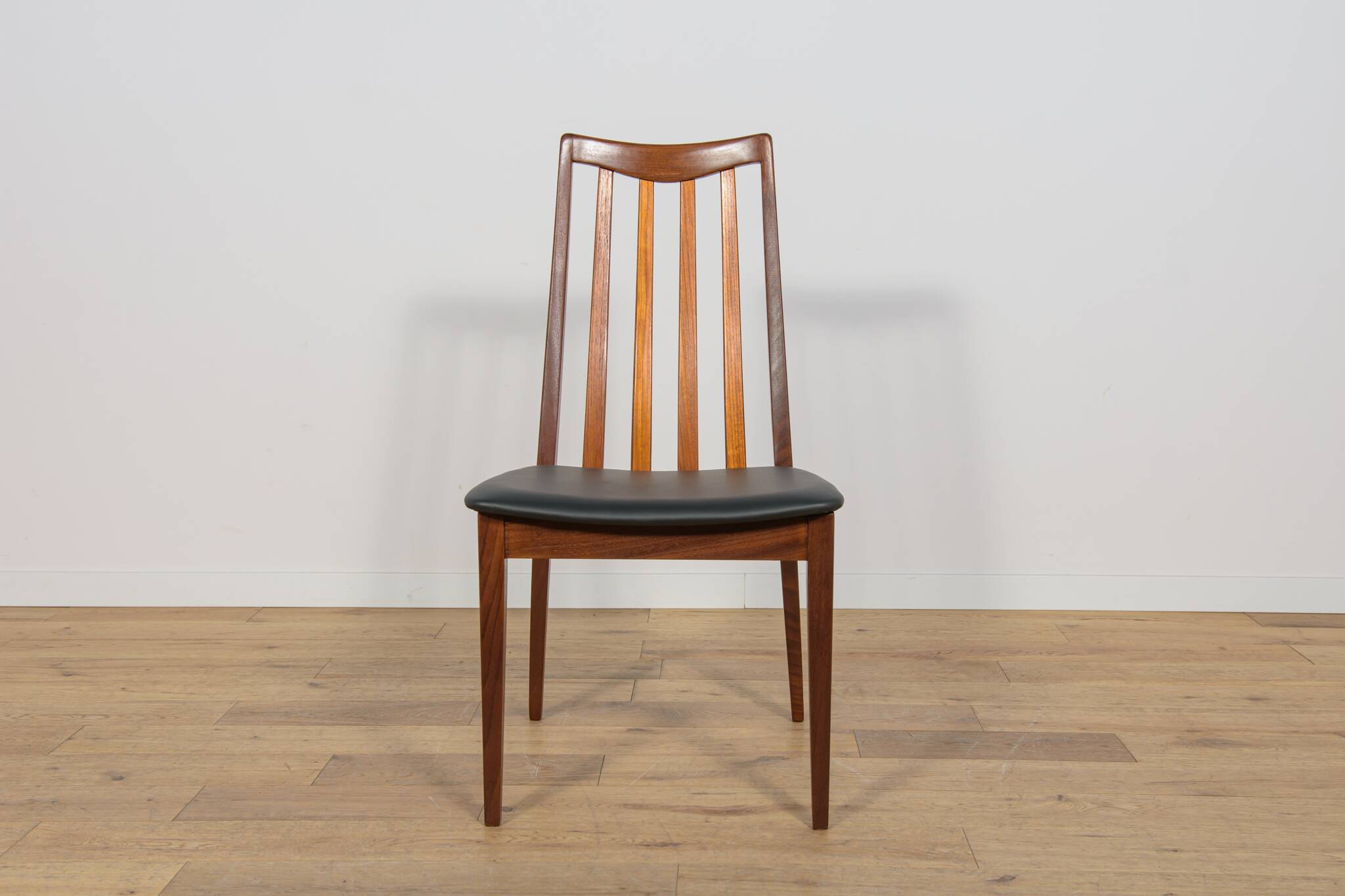 Mid-Century Teak and Leather Dining Chairs by Leslie Dandy for G-Plan, 1960