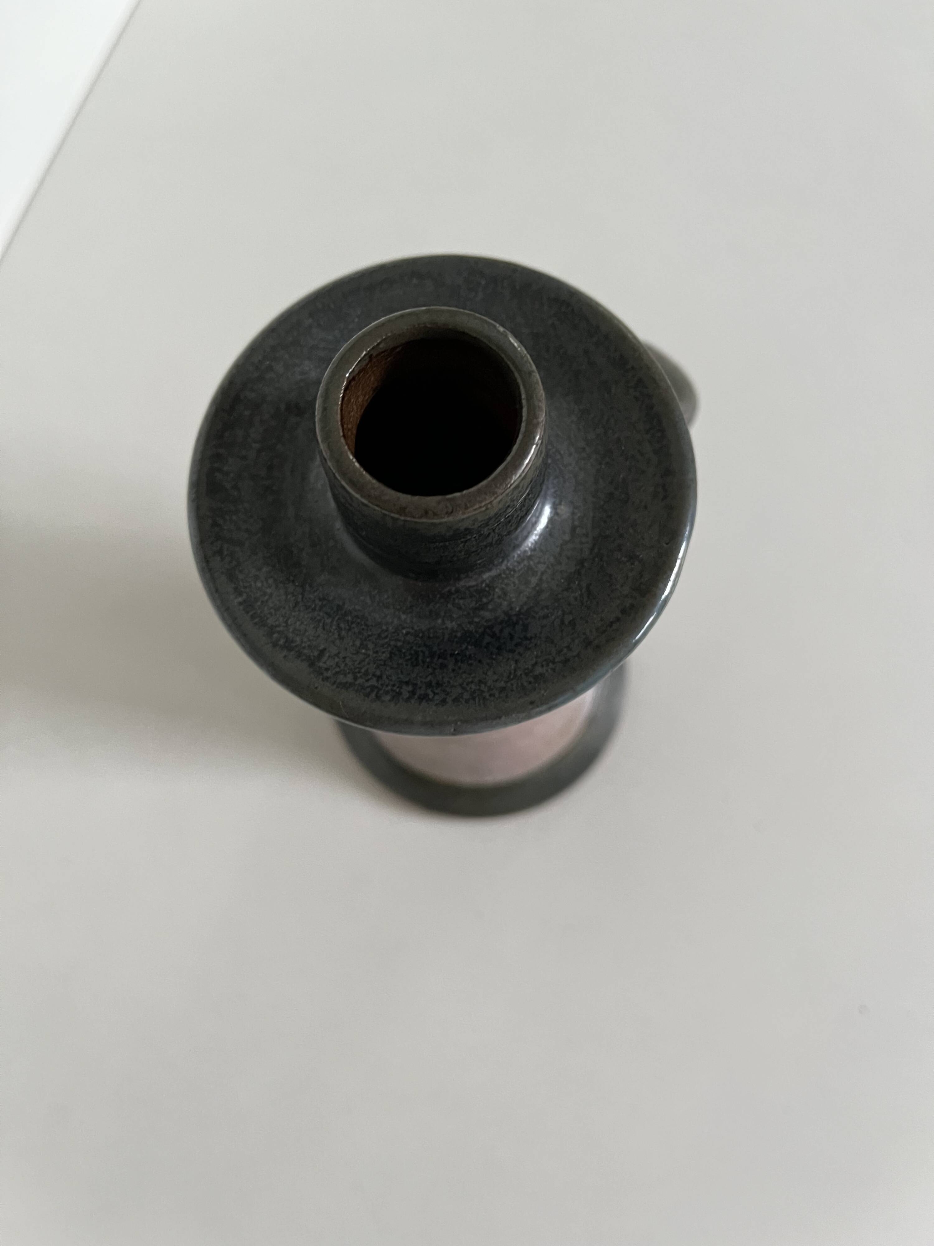 Stoneware candle holder