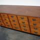 German apothecary cabinet in oak, mid-twentieth century