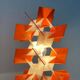 Lampadaire acrylique allemand style espace milieu du siècle, années 1960