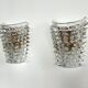 Murano Glass and Brass Wall Lights or Sconces in Barovier Style