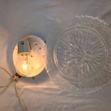 Authentic vintage french ceiling light from the 1960s, pat angem.