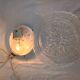 Authentic vintage french ceiling light from the 1960s, pat angem.