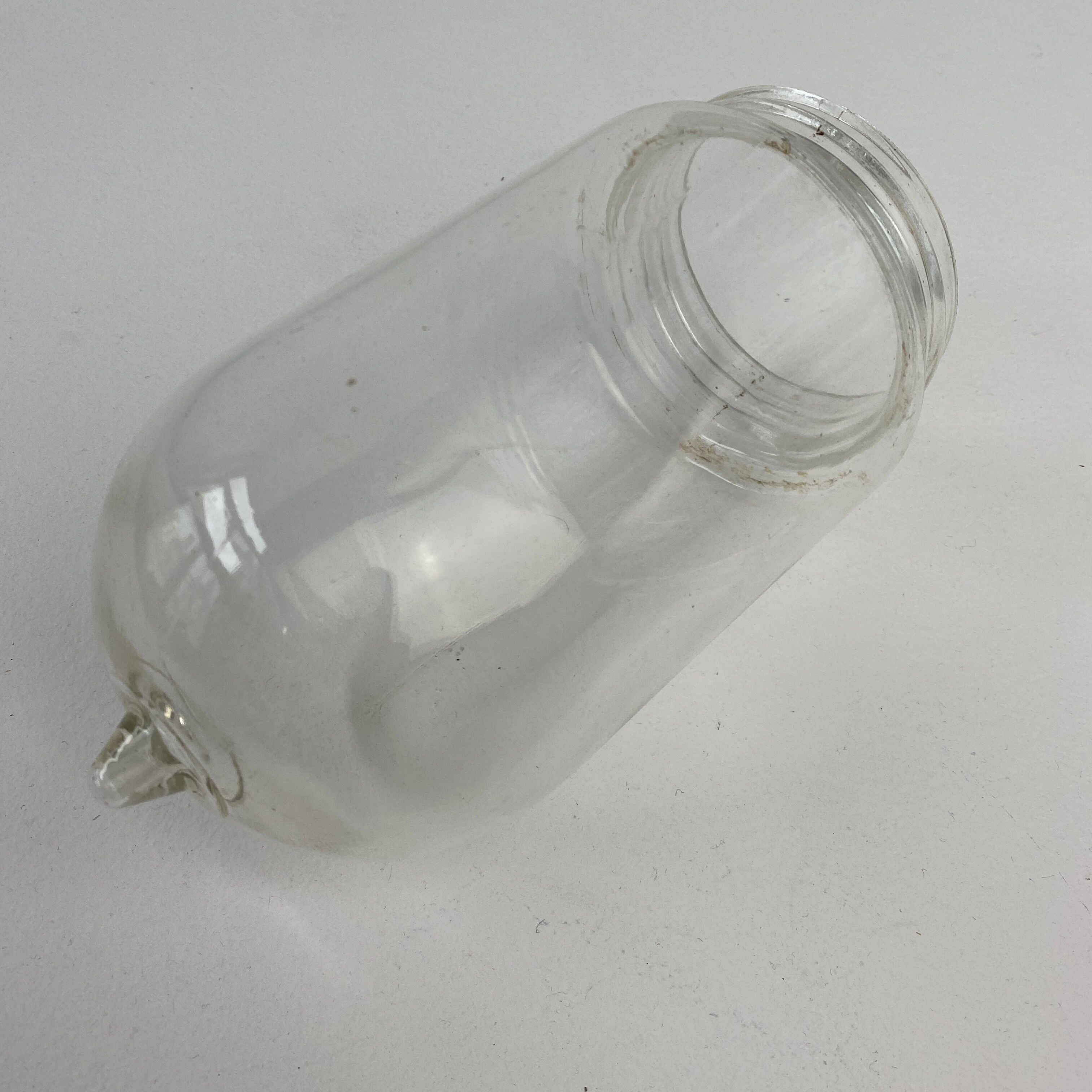 Glass wall lamp and vintage bakelite