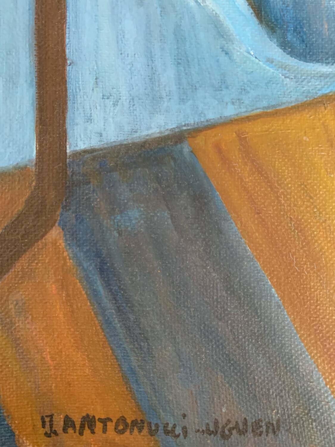 Large vintage painting