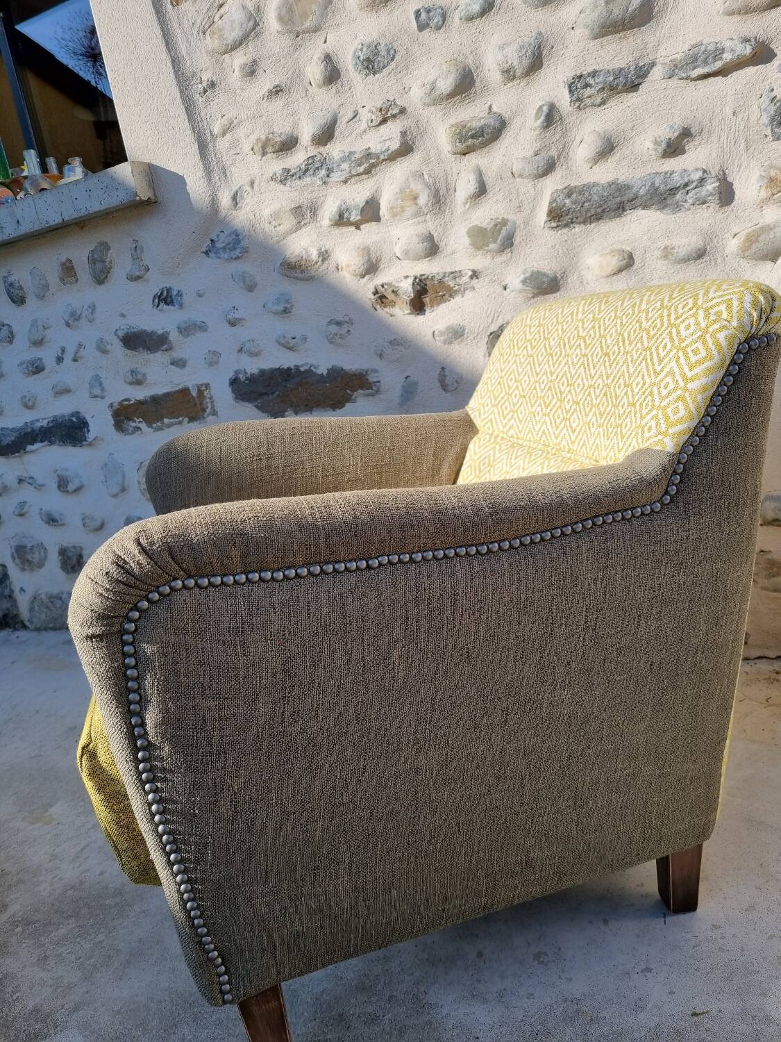 Recent club-style armchair