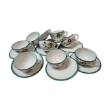 8 coffee cups Lunéville from 1940/50