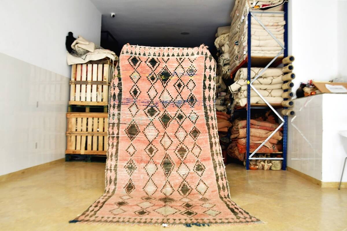 Tapis Boujaad vintage 260 x 135 cm