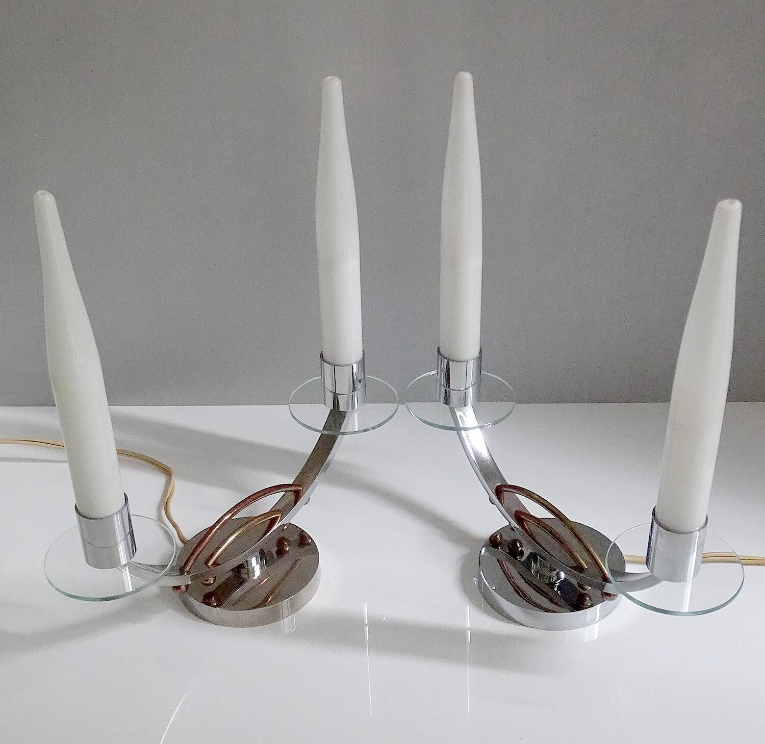 Pair of Art Deco Lamps