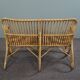 Vintage sofa Belse 8 rattan, 2 seater, Dutch Design, 1950