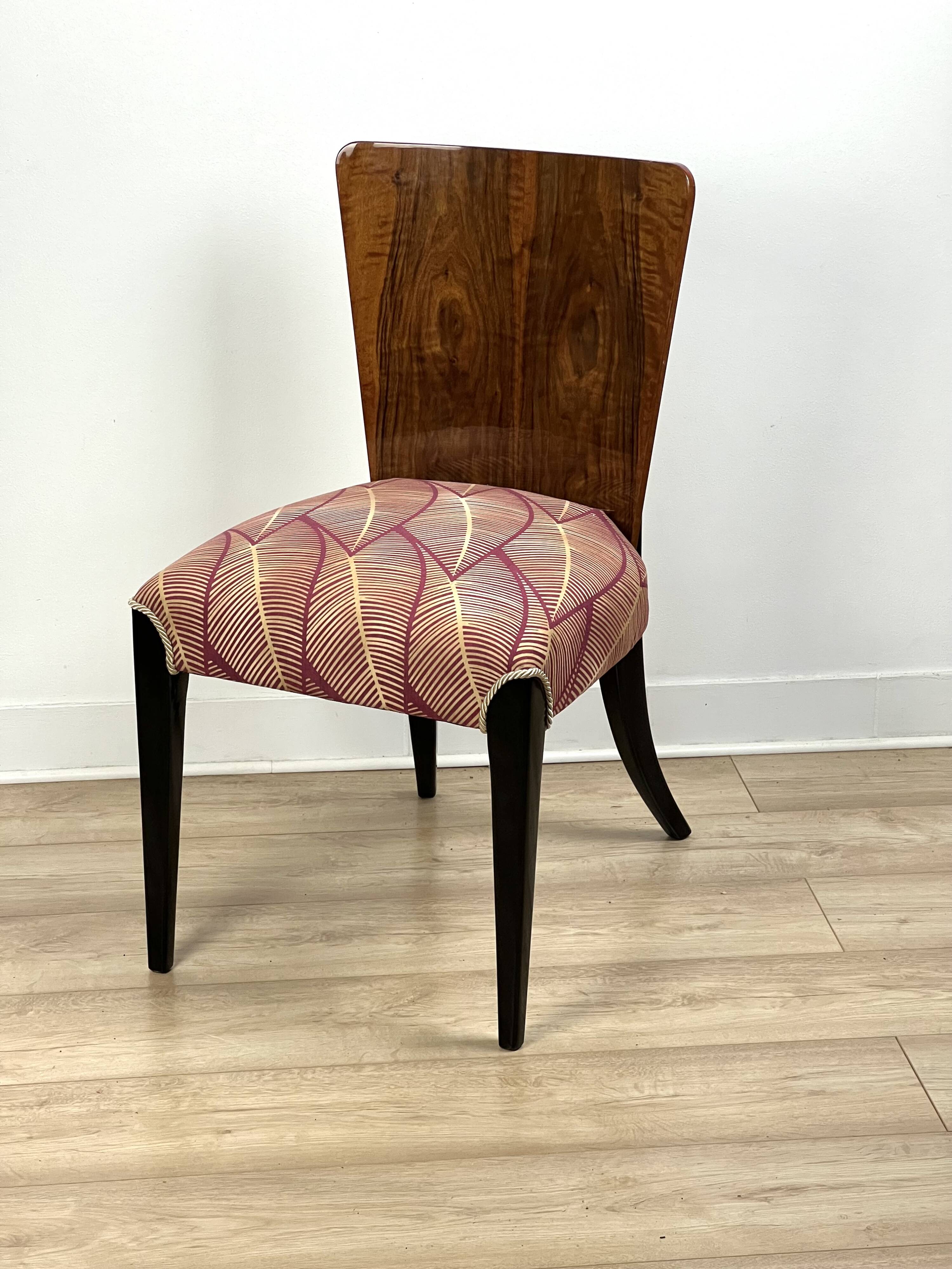 Replica of the Art Deco H-214 Chair by Jindřich Halabala