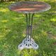 Small cast iron bistro table.