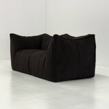 Vintage Bambole sofa in dark brown by Mario Bellini for B&B Italia