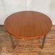 Round table with teak extension design Pierre Guariche edition Huchers Minvielle 1960
