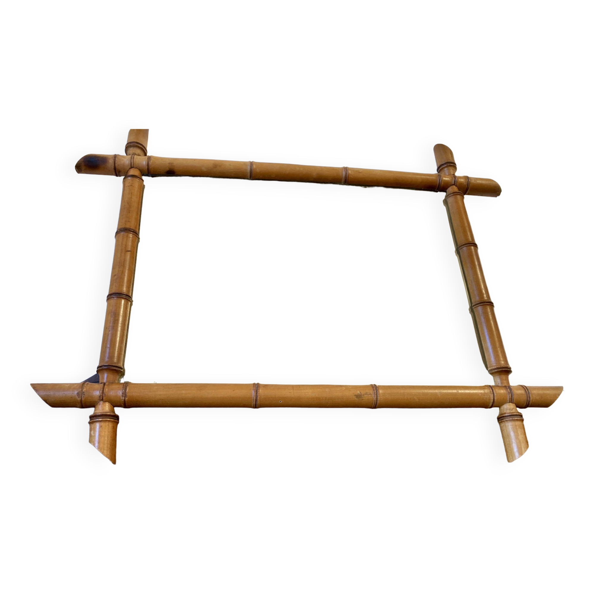 Bamboo imitation wood mirror