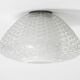 Original large Mid Century double glass ceiling lamp by Wilhelm Wagenfeld f
