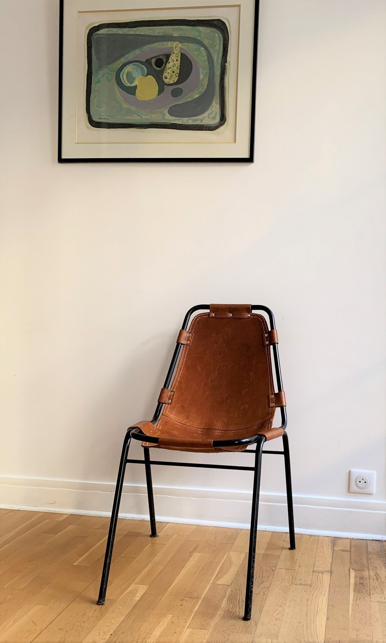Chaise modèle « Les Arcs » circa 1960