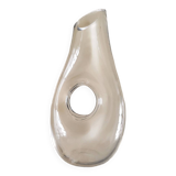 Clear Glass Donut Carafe Pitcher