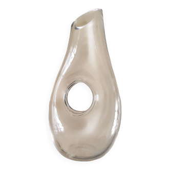 Pichet carafe donut en verre transparent