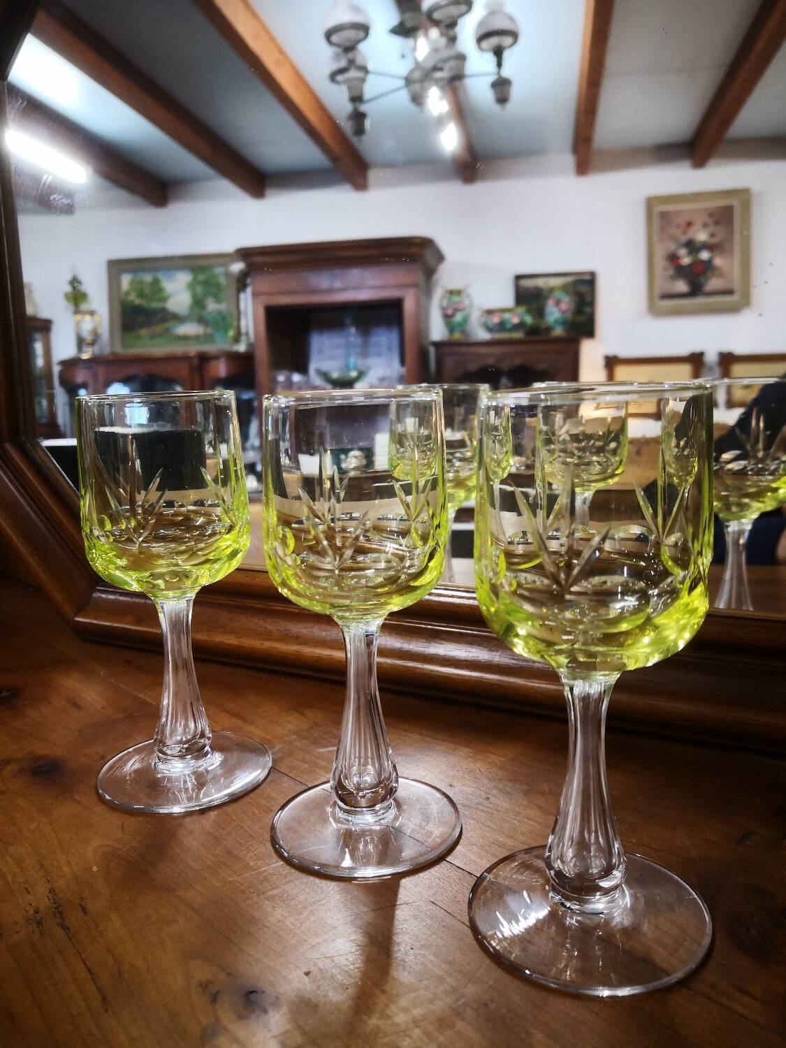 Set of 3 uraline glasses