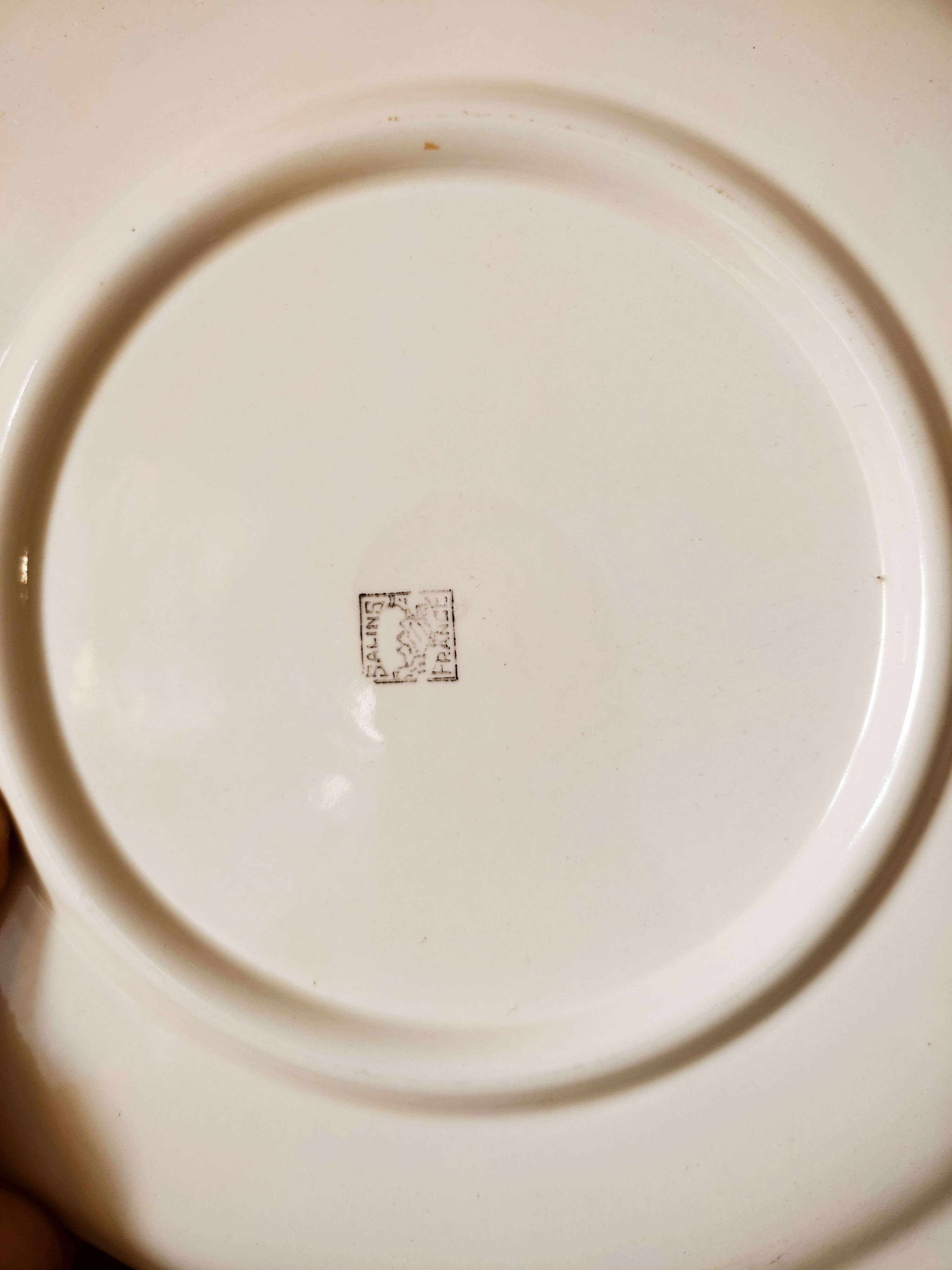 Pie dish in faience by Salins