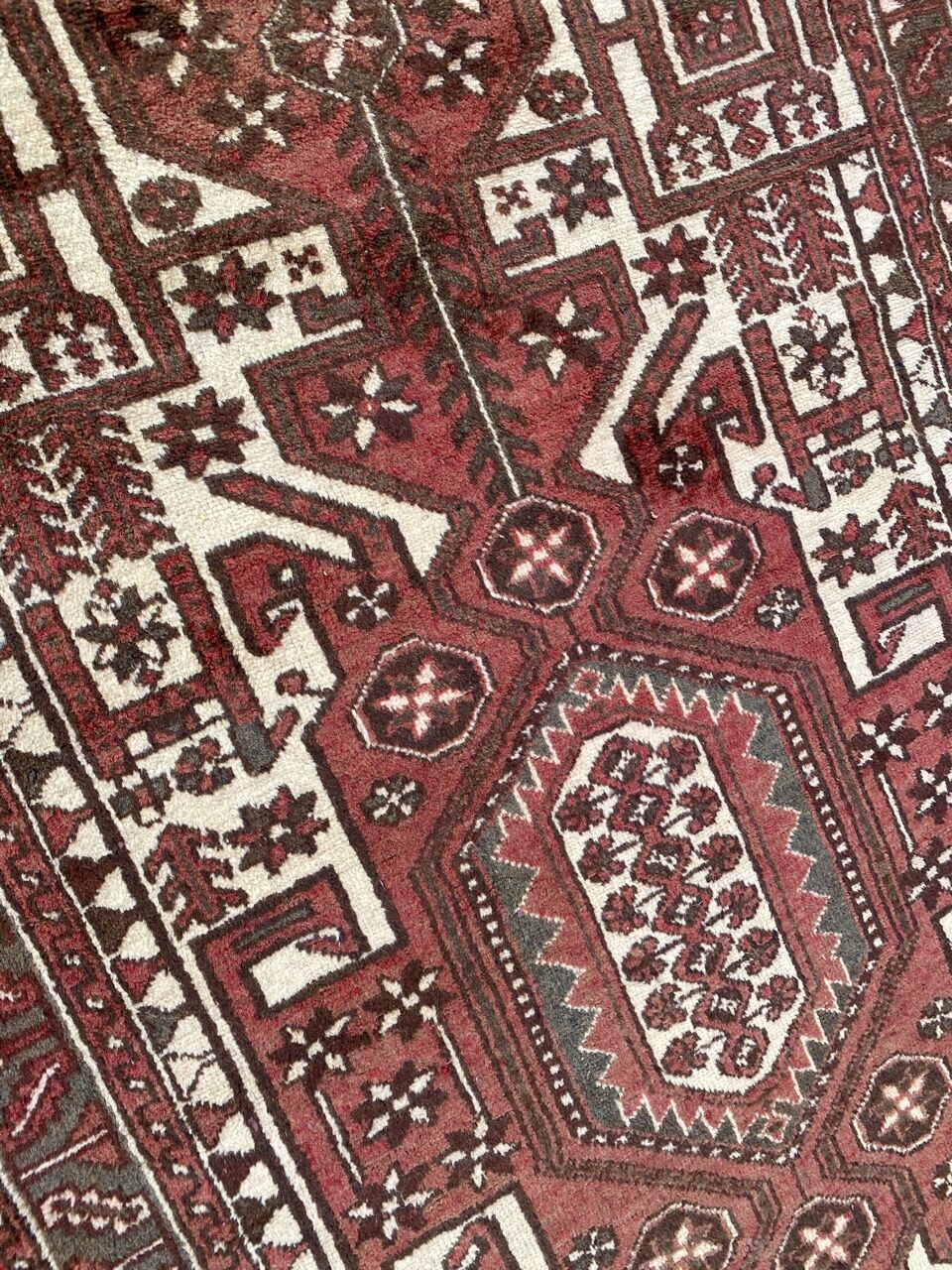 Vintage persian carpet hamadan 128x212 cm