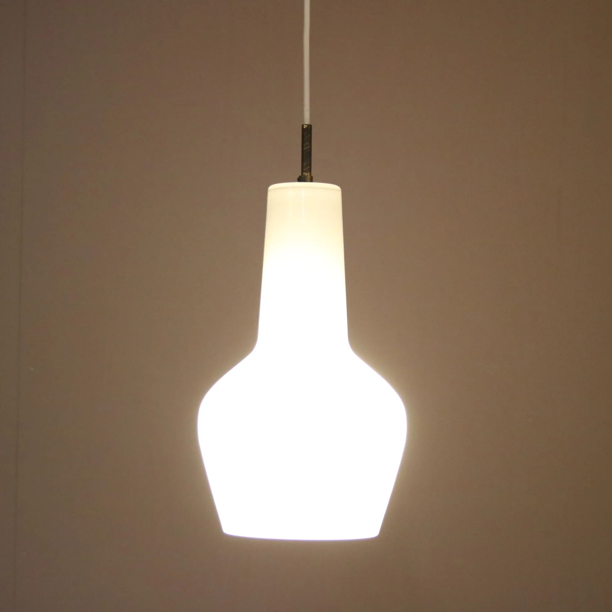 1950s Massimo Vignelli hanging lamp for Venini, Italy