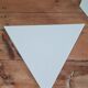 Pair of triangular lacquered metal sconces