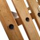 Folding wooden stool