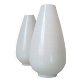 Set of 2 tulip opalines 1960
