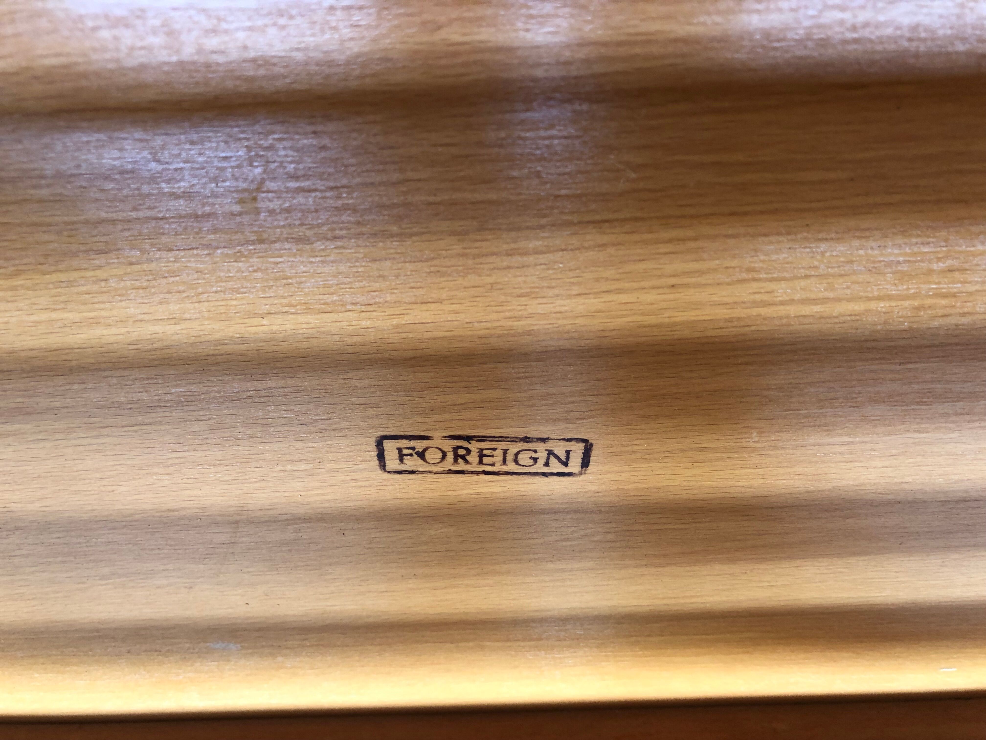 Scandinavian teak coffee table in the 70s