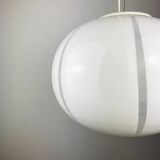 Venini Style Italian Glass Pendant Lamp, 1970s - Vintage Italian Art Glass Design