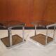 Paire de tables d'appoint ou bouts de canapé vintage