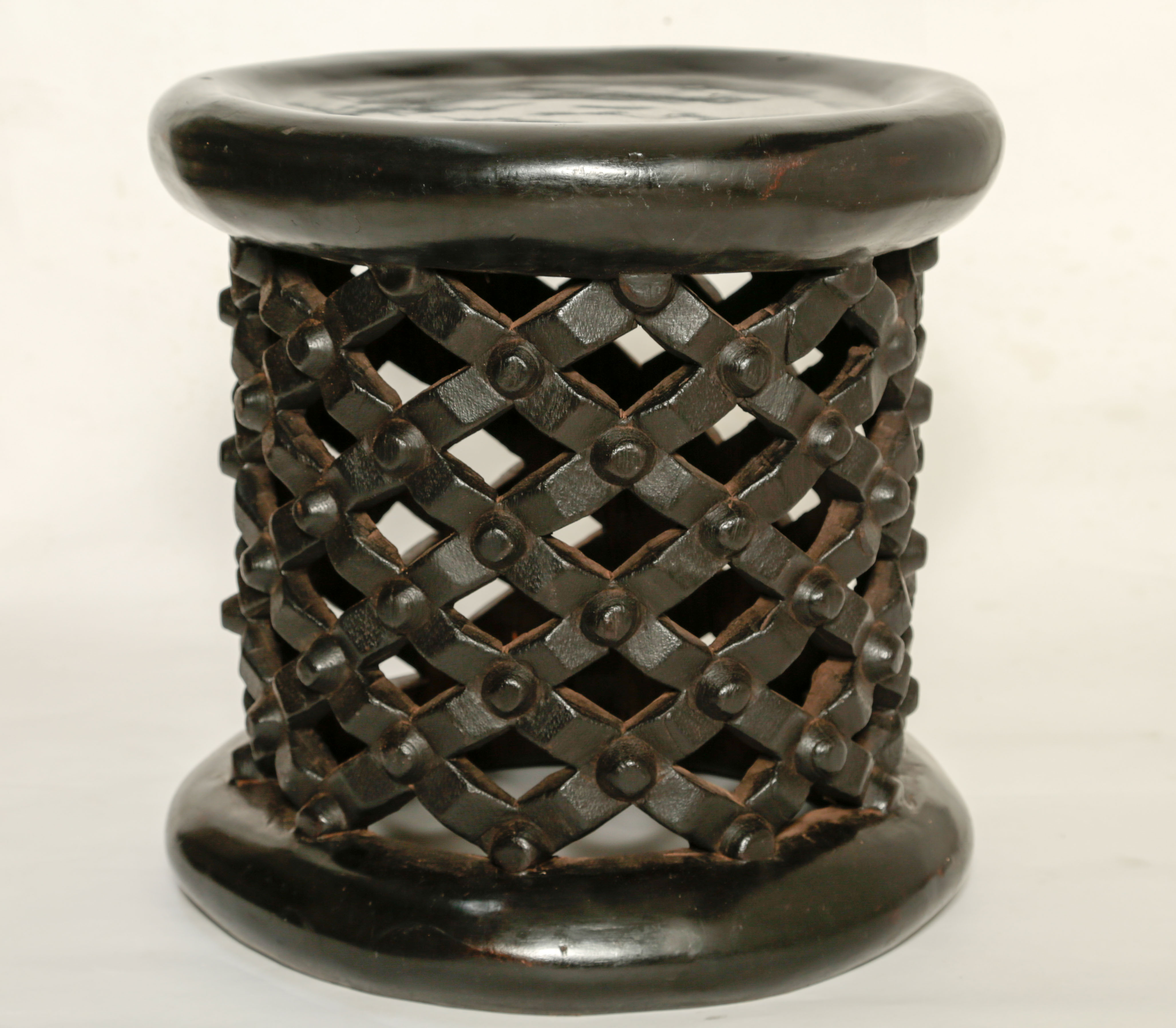 Tabouret Bamiléké Africain Babanki